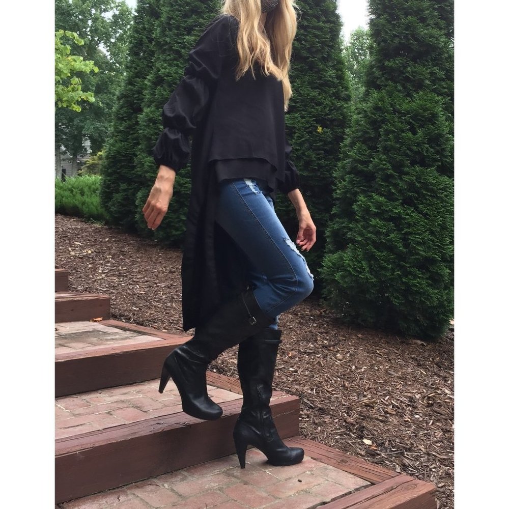 Black High Low Top - Picture 8 of 12
